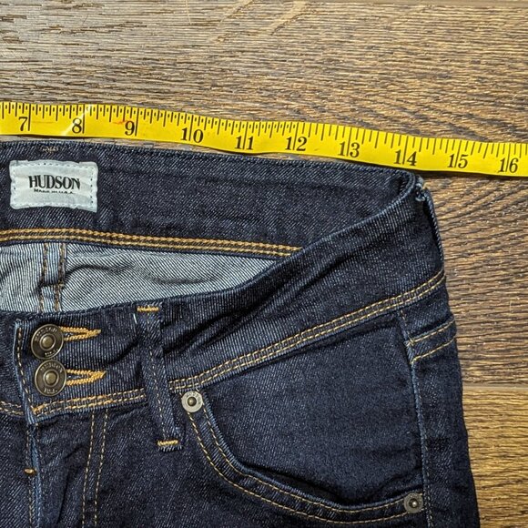 Hudson beth baby boot cut jeans low rise size 26 flap pockets - Picture 7 of 8